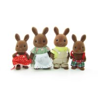 Brown Rabbit Family (4-pack)