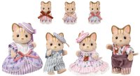 Striped Cat Family - Elegant Set