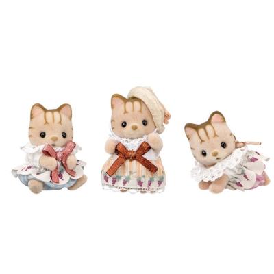 Striped Cat Babies - Elegant Set