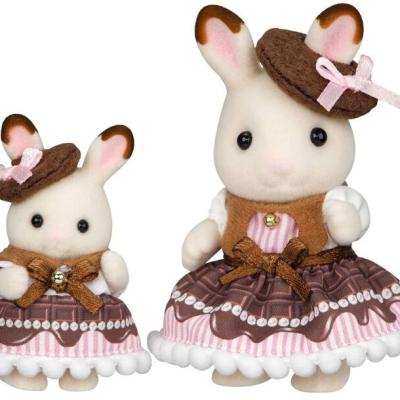 Sweet Chocolate Pair Set - Chocolate Rabbit Sisters