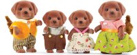Chocolate Labrador Family