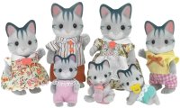 Grey Cat Family