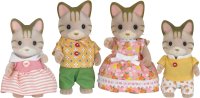Striped Cat Family